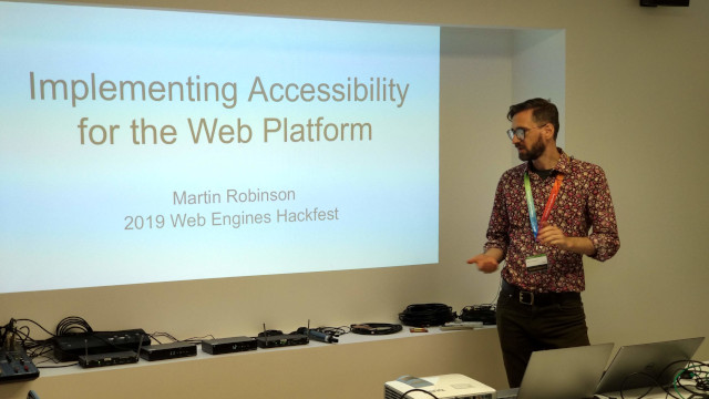 Martin Robinson talking about Accessibility
