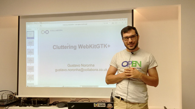Gustavo Noronha talking about Cluter WebKitGTK+
